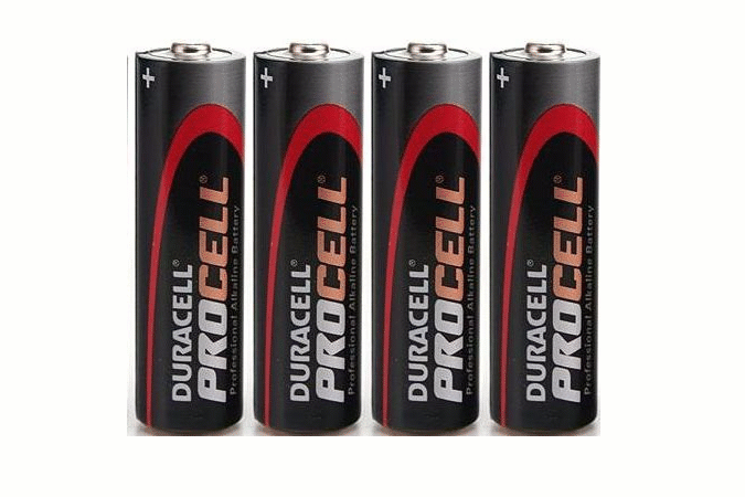 4 stuks Duracell Pro AA